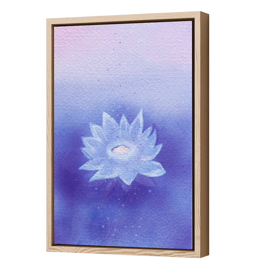 Thumbnail for Canvas - Wood Grain Floating Frame