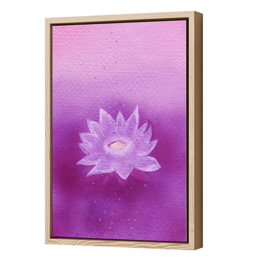 Thumbnail for Canvas - Wood Grain Floating Frame