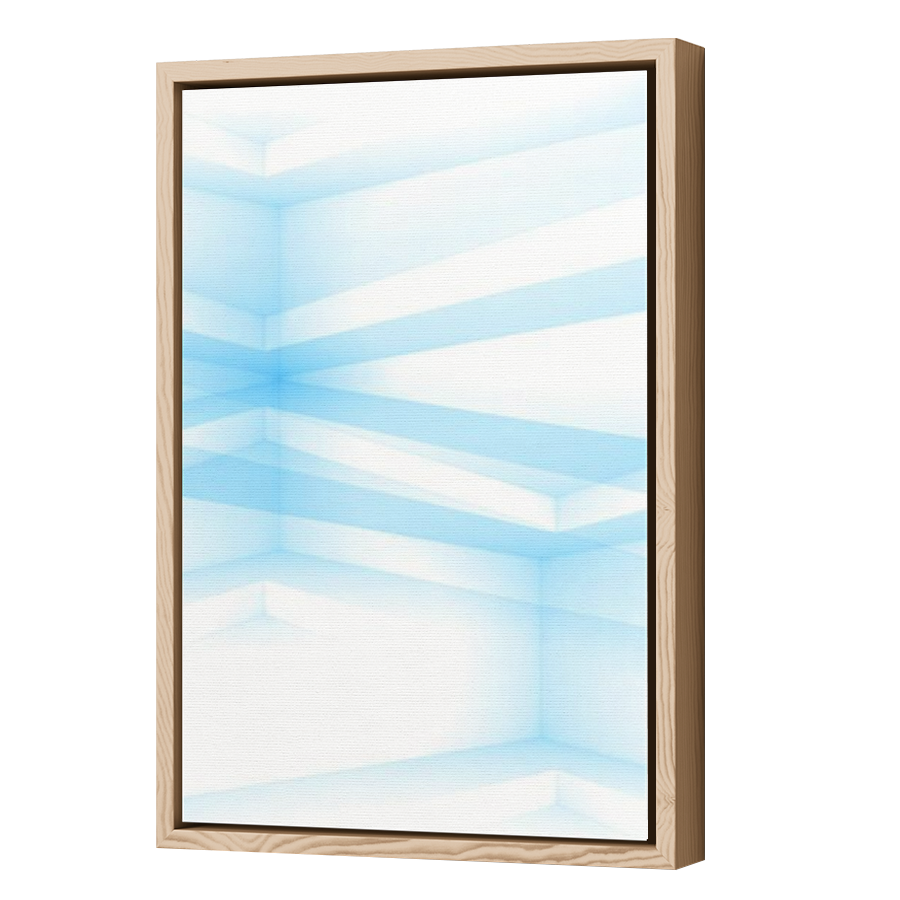 Thumbnail for Canvas - Wood Grain Floating Frame
