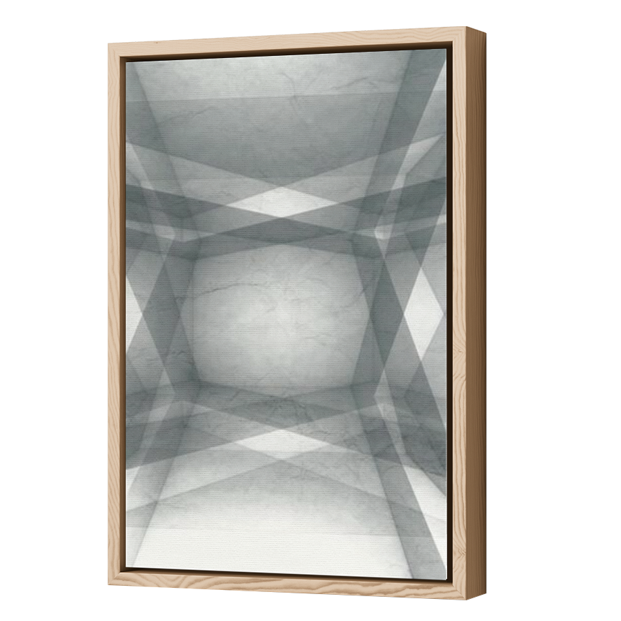 Thumbnail for Canvas - Wood Grain Floating Frame