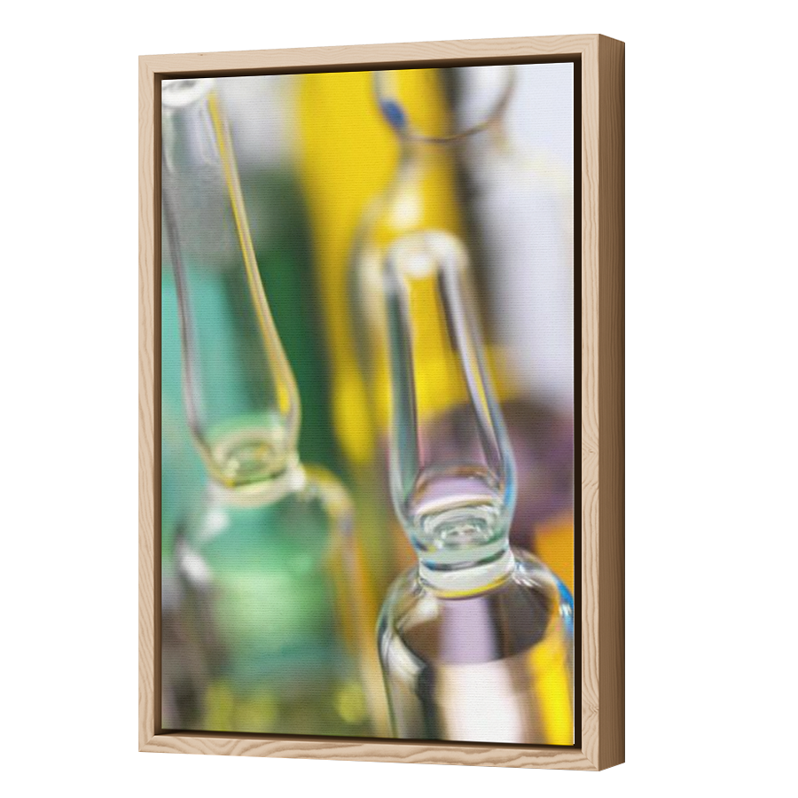Thumbnail for Canvas - Wood Grain Floating Frame