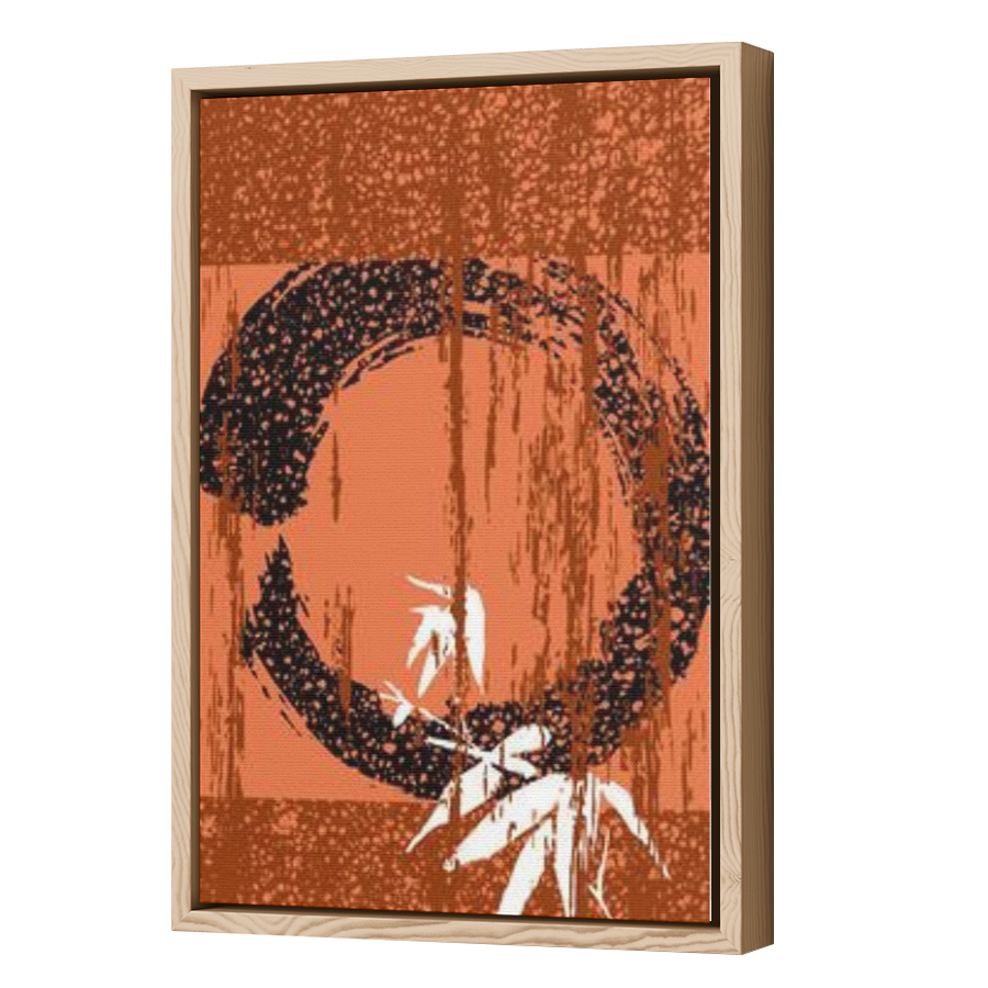 Thumbnail for Canvas - Wood Grain Floating Frame