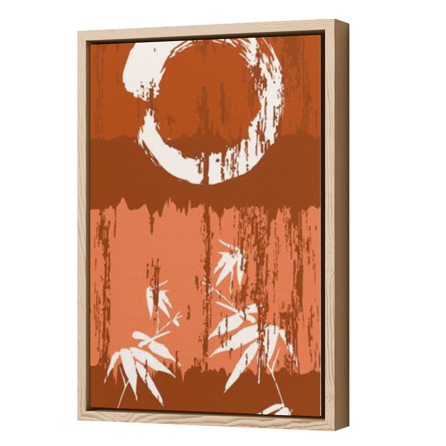 Thumbnail for Canvas - Wood Grain Floating Frame