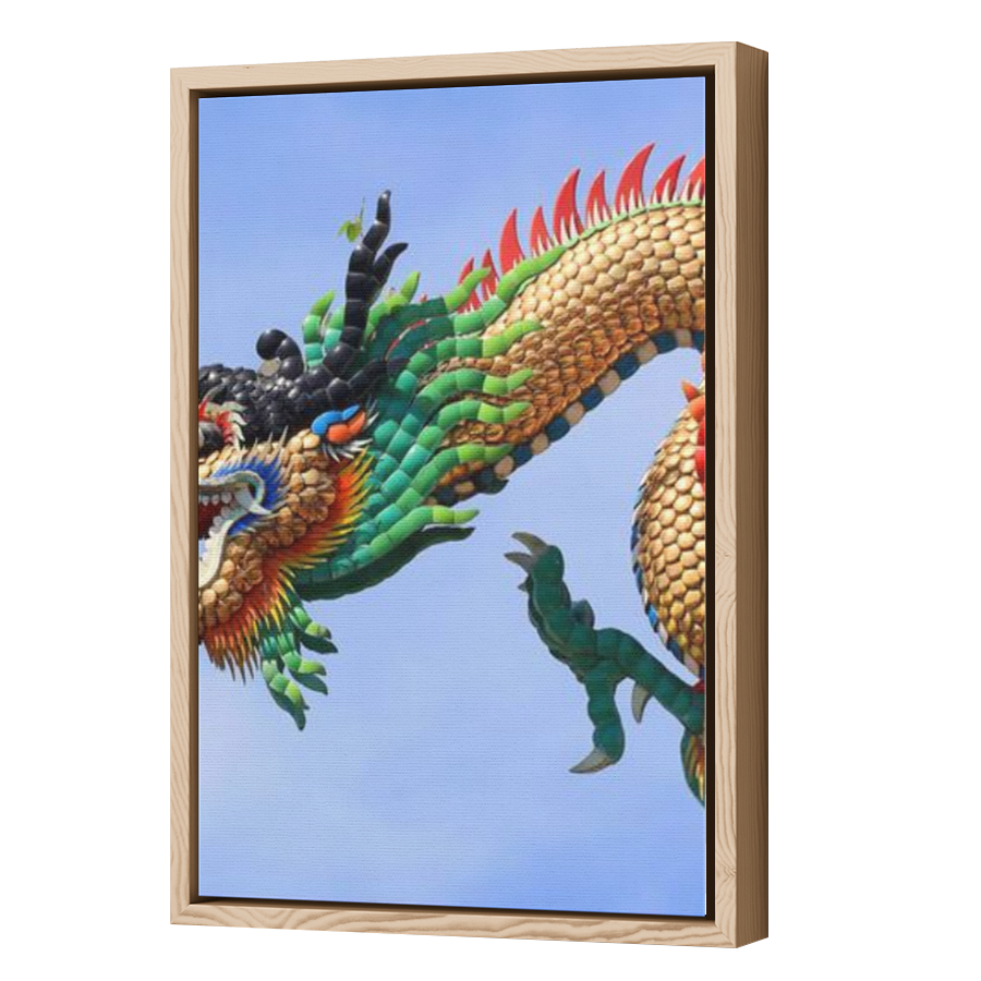 Thumbnail for Canvas - Wood Grain Floating Frame