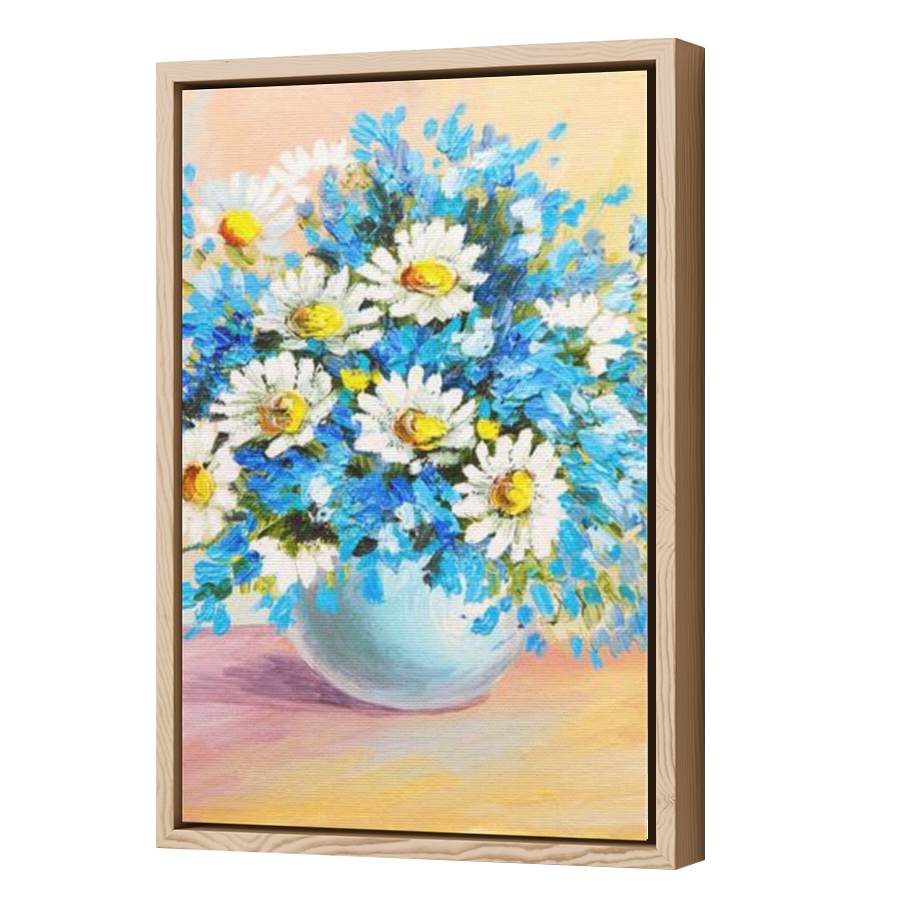 Thumbnail for Canvas - Wood Grain Floating Frame