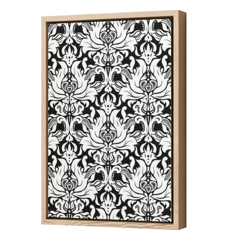 Thumbnail for Canvas - Wood Grain Floating Frame