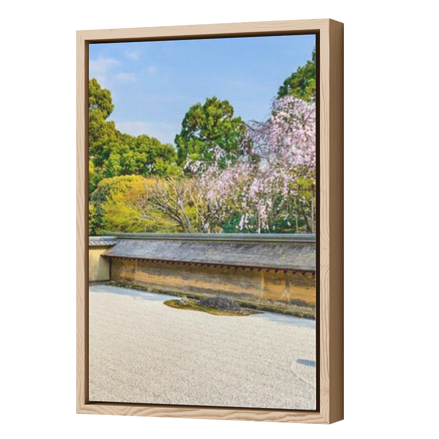 Thumbnail for Canvas - Wood Grain Floating Frame