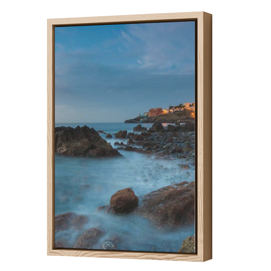 Thumbnail for Canvas - Wood Grain Floating Frame