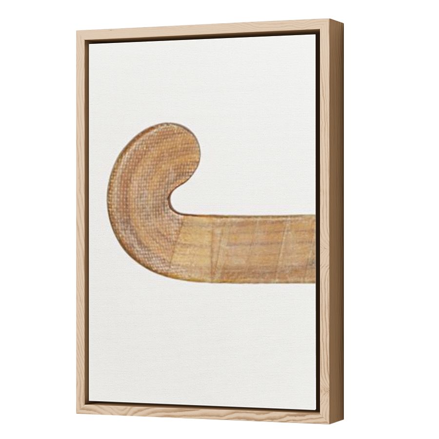 Thumbnail for Canvas - Wood Grain Floating Frame