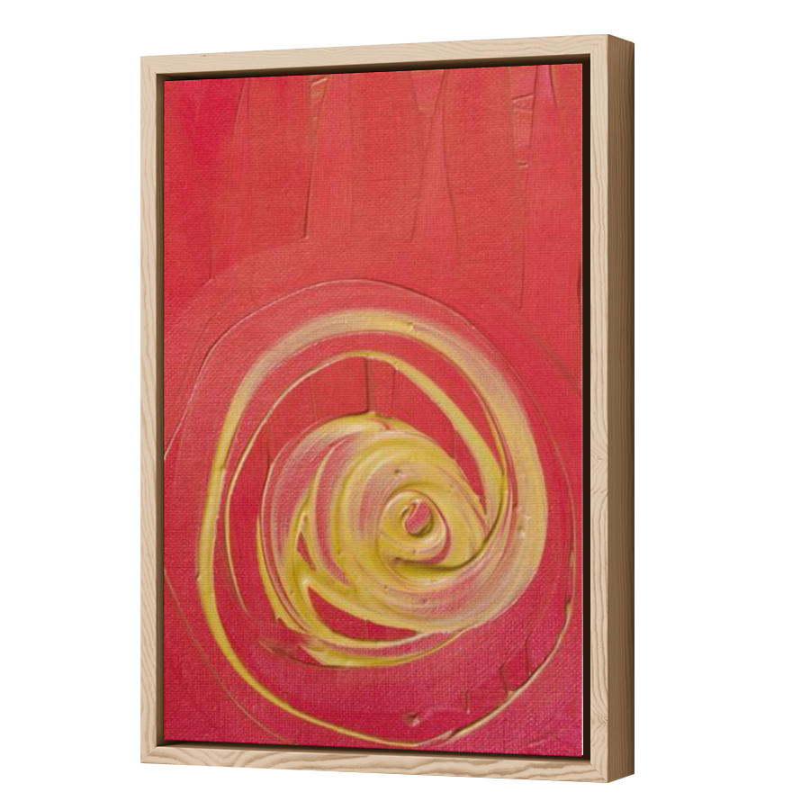 Thumbnail for Canvas - Wood Grain Floating Frame