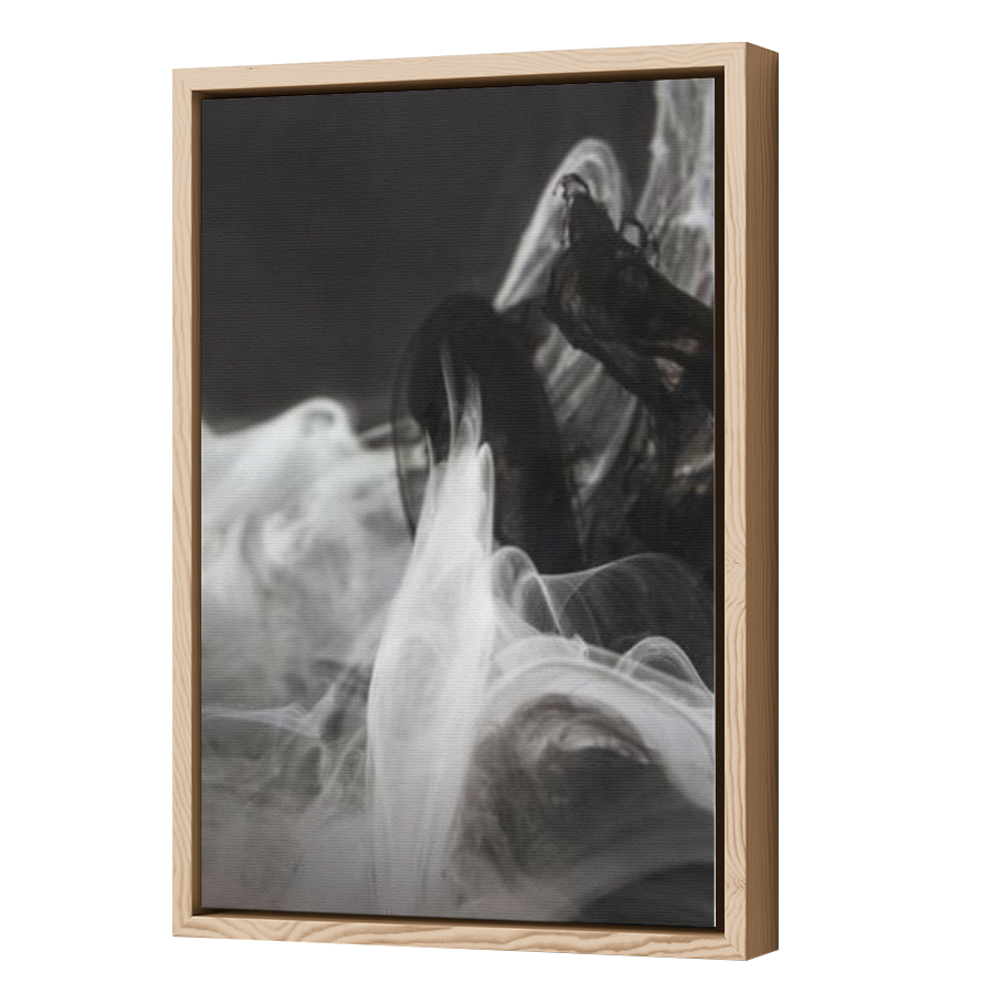 Thumbnail for Canvas - Wood Grain Floating Frame