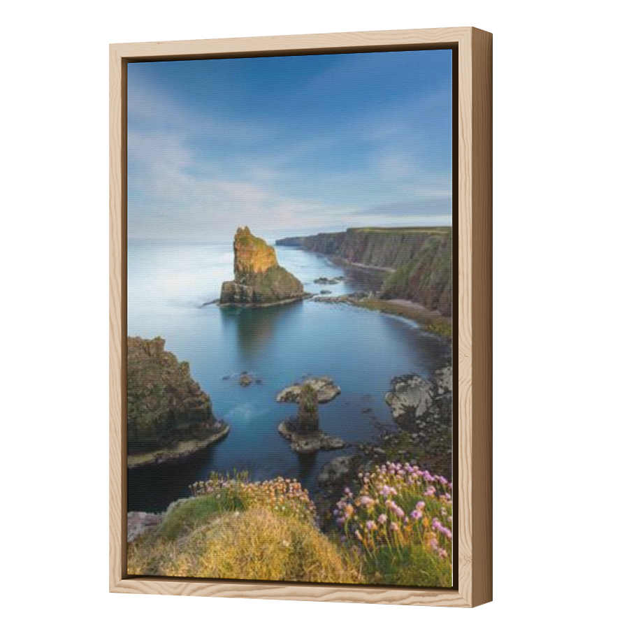 Thumbnail for Canvas - Wood Grain Floating Frame