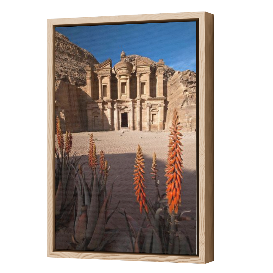 Thumbnail for Canvas - Wood Grain Floating Frame