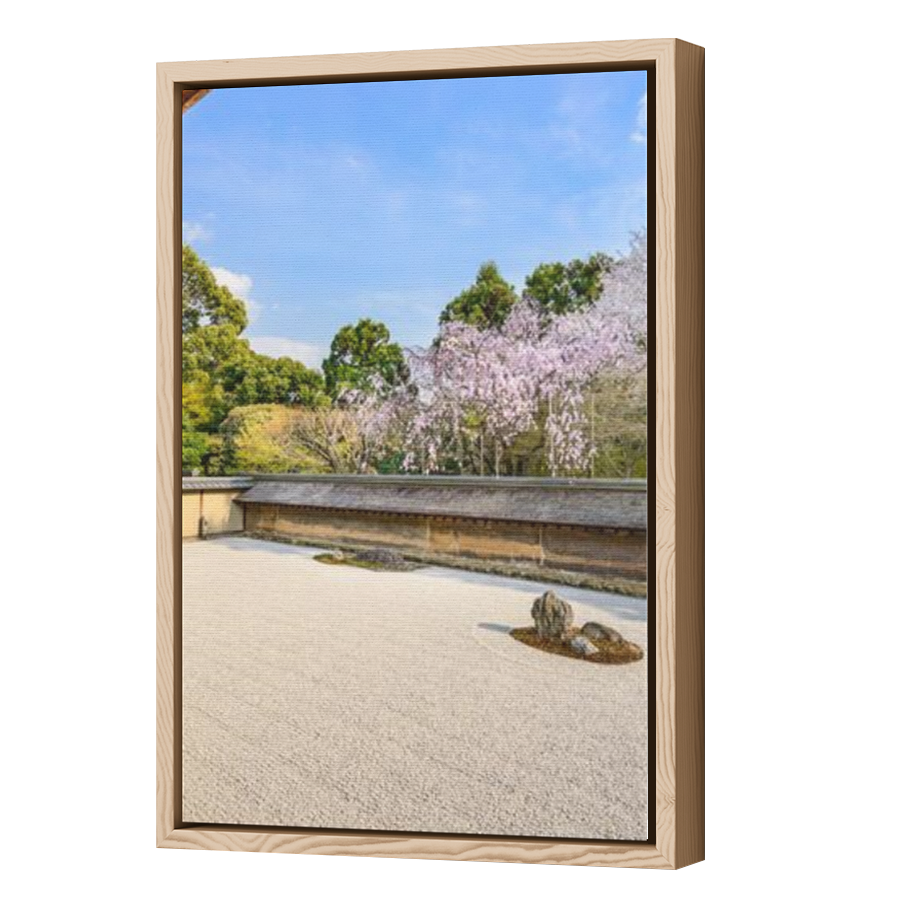 Thumbnail for Canvas - Wood Grain Floating Frame