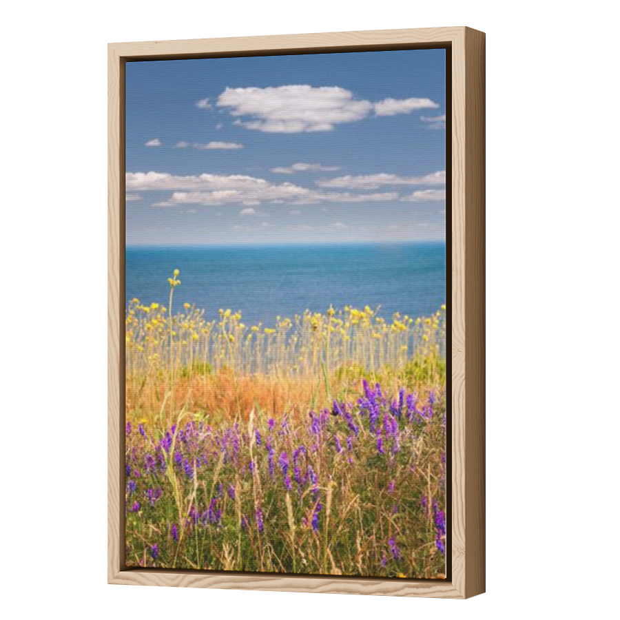 Thumbnail for Canvas - Wood Grain Floating Frame