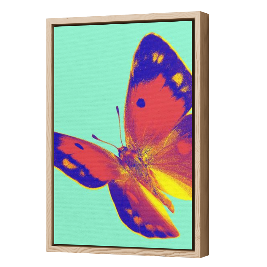 Thumbnail for Canvas - Wood Grain Floating Frame