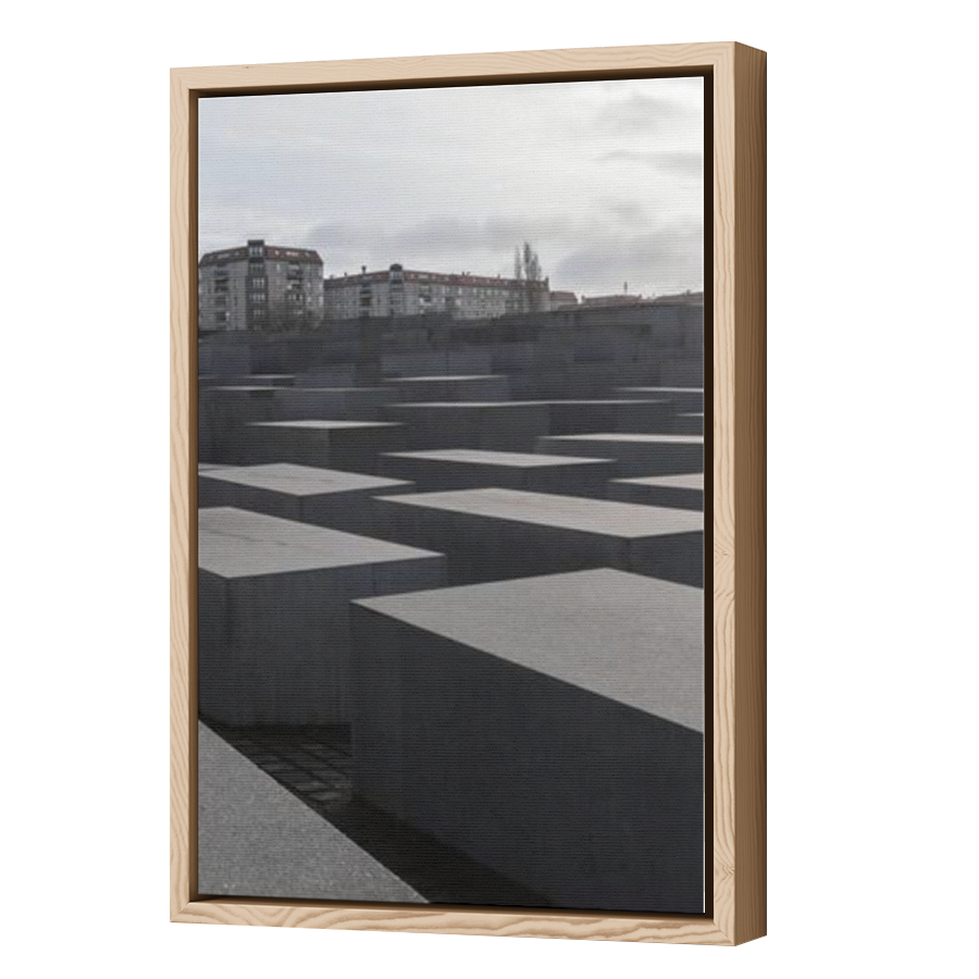 Thumbnail for Canvas - Wood Grain Floating Frame