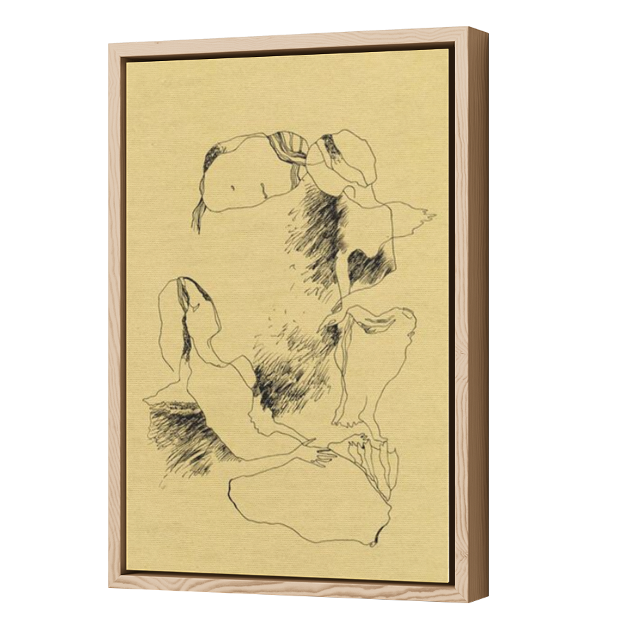 Thumbnail for Canvas - Wood Grain Floating Frame
