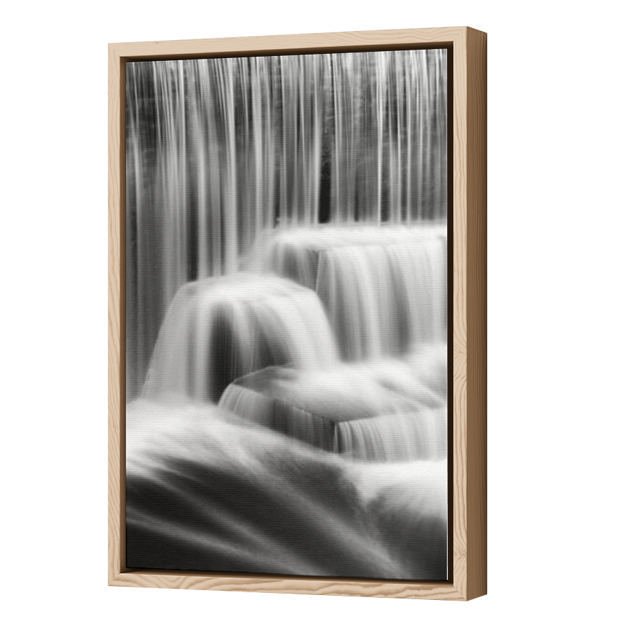 Thumbnail for Canvas - Wood Grain Floating Frame