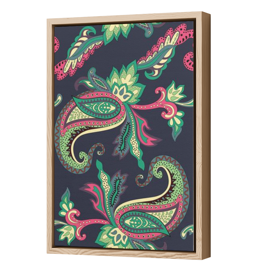 Thumbnail for Canvas - Wood Grain Floating Frame