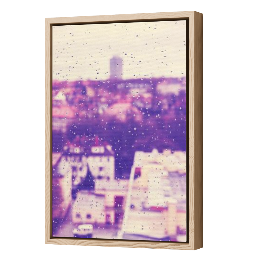 Thumbnail for Canvas - Wood Grain Floating Frame