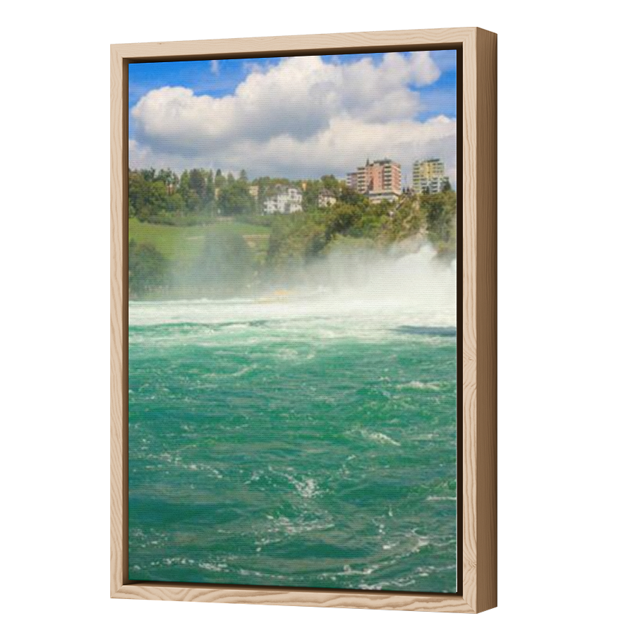 Thumbnail for Canvas - Wood Grain Floating Frame