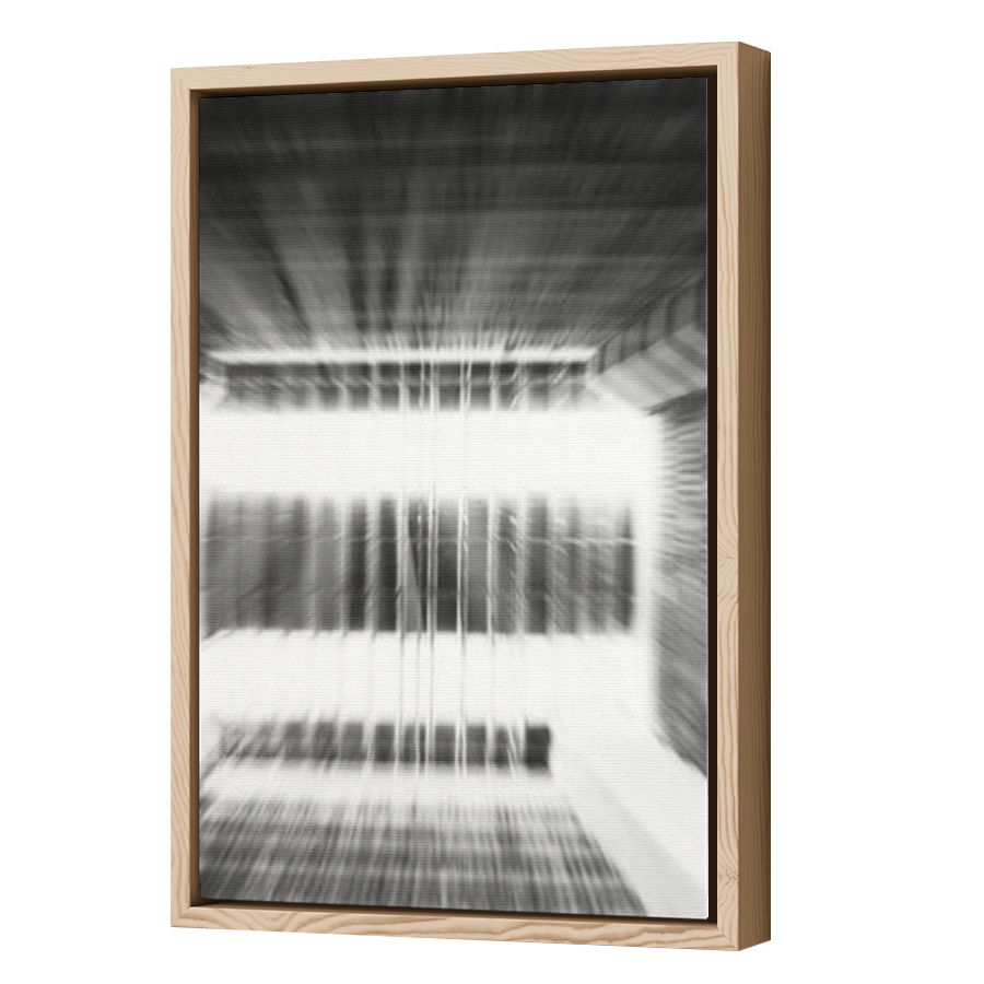 Thumbnail for Canvas - Wood Grain Floating Frame