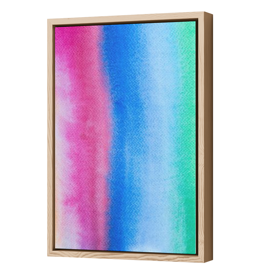 Thumbnail for Canvas - Wood Grain Floating Frame
