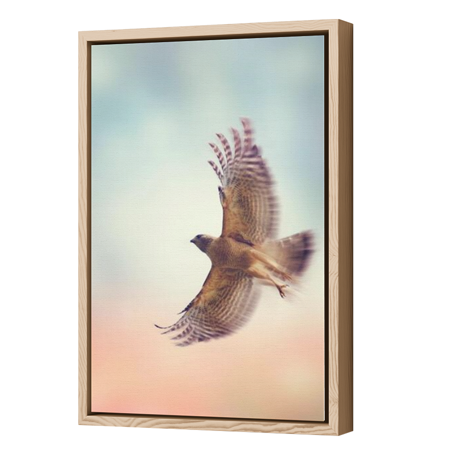 Thumbnail for Canvas - Wood Grain Floating Frame