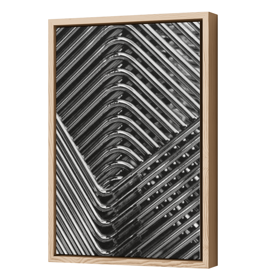 Thumbnail for Canvas - Wood Grain Floating Frame