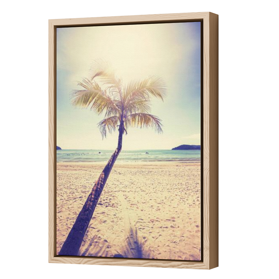 Thumbnail for Canvas - Wood Grain Floating Frame