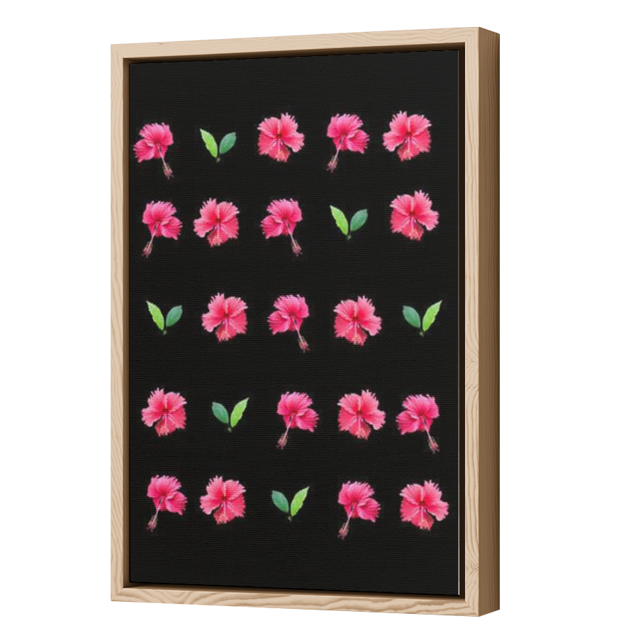 Thumbnail for Canvas - Wood Grain Floating Frame