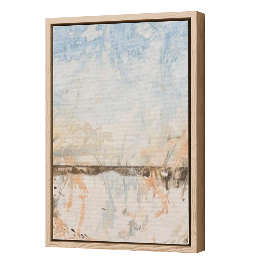 Thumbnail for Canvas - Wood Grain Floating Frame
