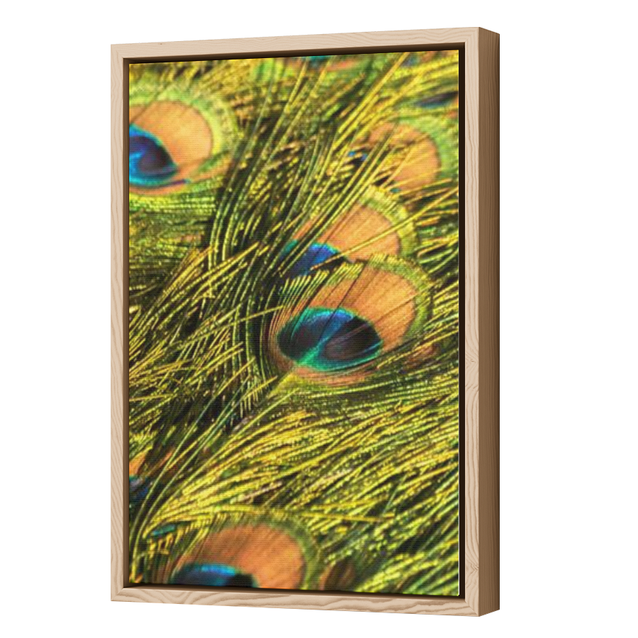 Thumbnail for Canvas - Wood Grain Floating Frame