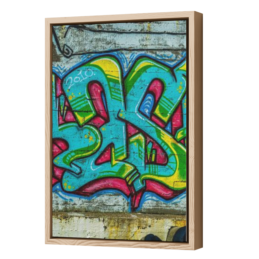 Thumbnail for Canvas - Wood Grain Floating Frame