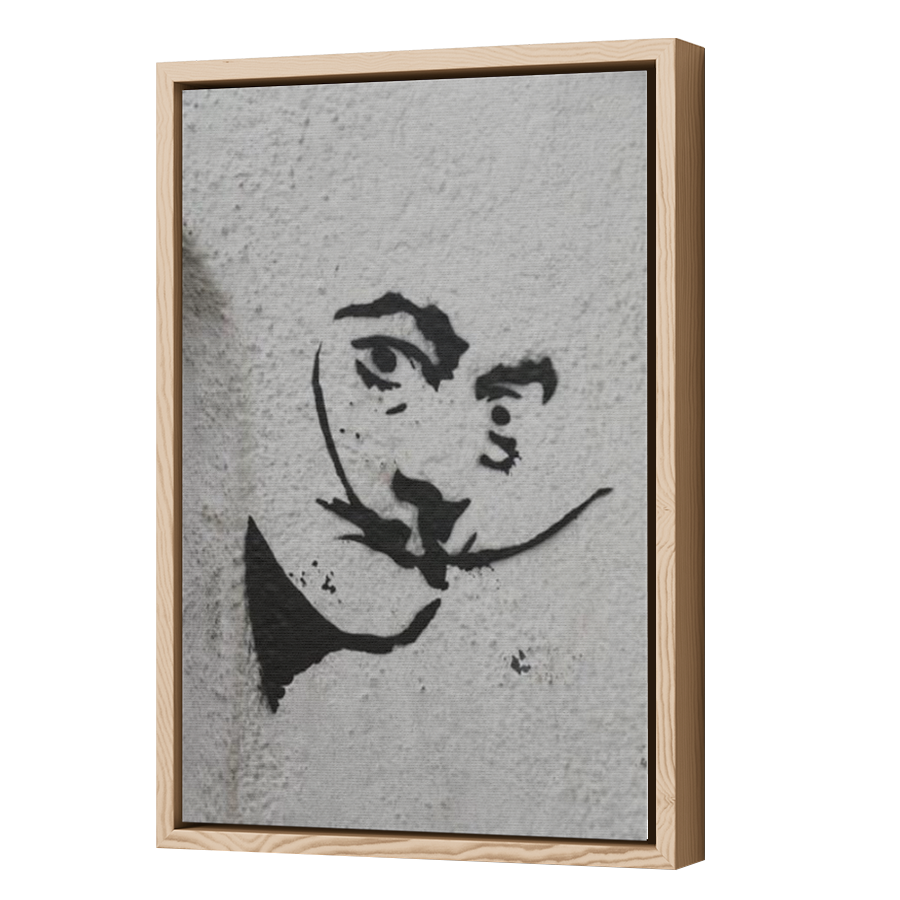 Thumbnail for Canvas - Wood Grain Floating Frame