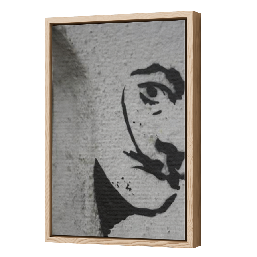 Thumbnail for Canvas - Wood Grain Floating Frame