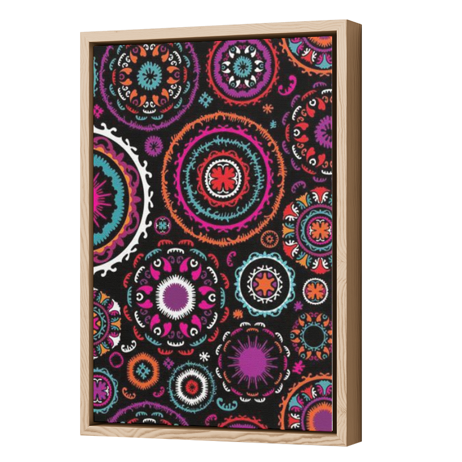 Thumbnail for Canvas - Wood Grain Floating Frame