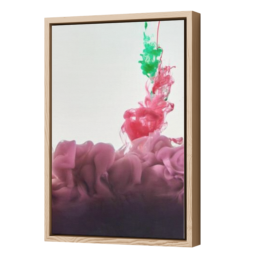 Thumbnail for Canvas - Wood Grain Floating Frame
