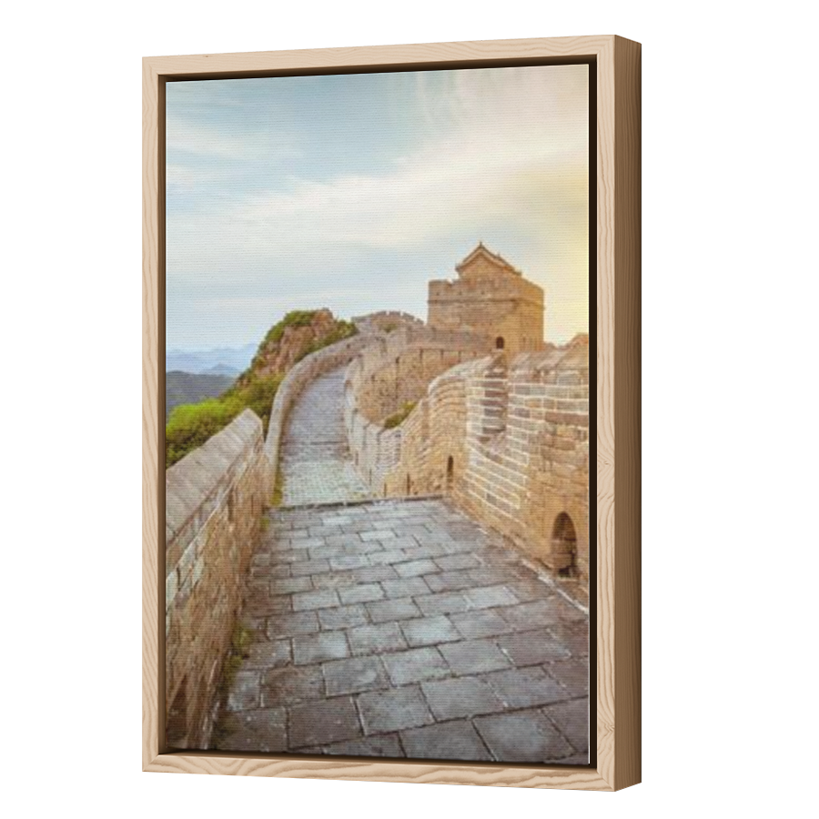 Thumbnail for Canvas - Wood Grain Floating Frame