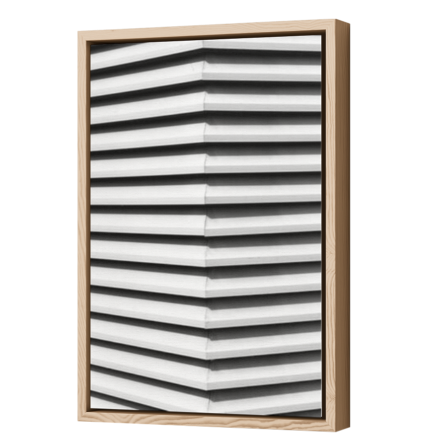 Thumbnail for Canvas - Wood Grain Floating Frame