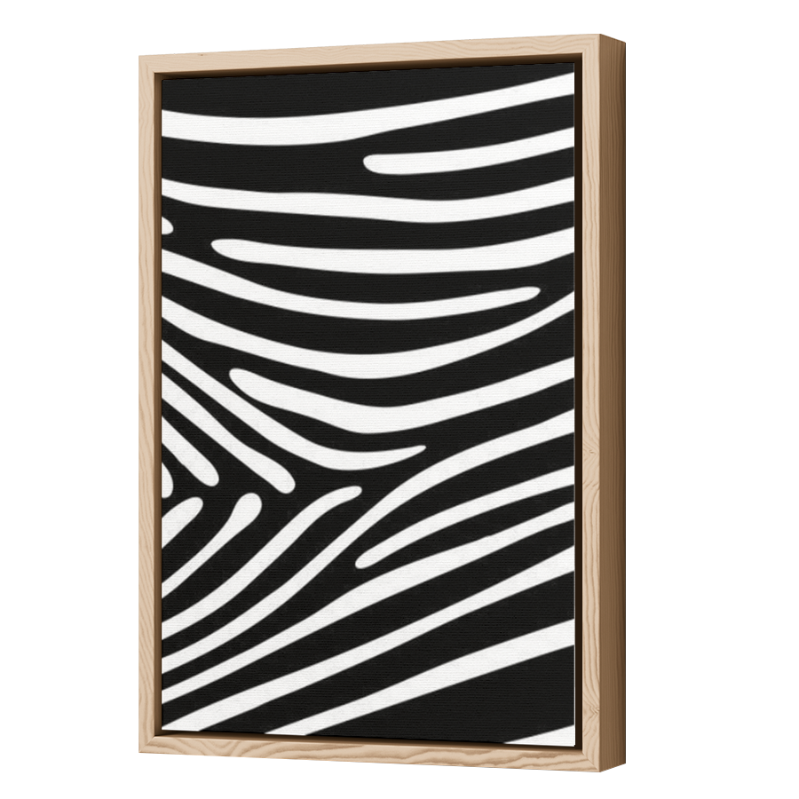 Thumbnail for Canvas - Wood Grain Floating Frame