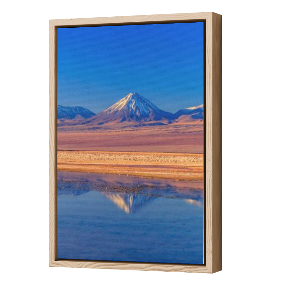 Thumbnail for Canvas - Wood Grain Floating Frame