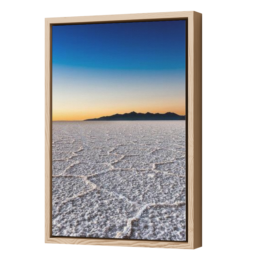 Thumbnail for Canvas - Wood Grain Floating Frame