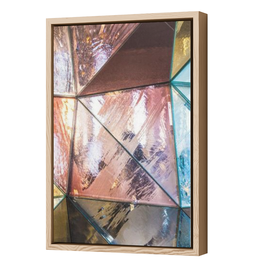 Thumbnail for Canvas - Wood Grain Floating Frame