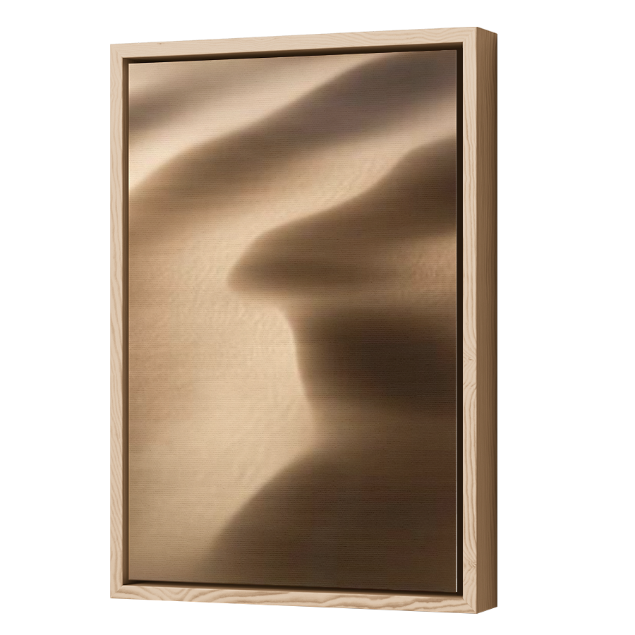 Thumbnail for Canvas - Wood Grain Floating Frame