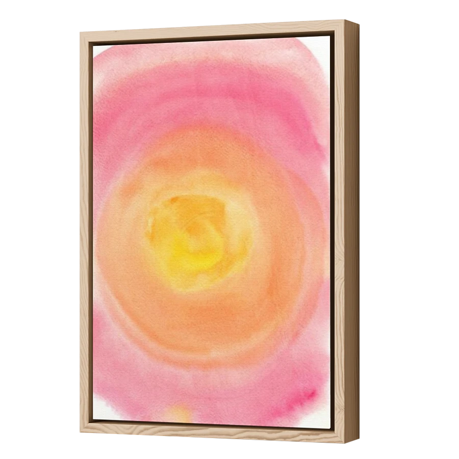Thumbnail for Canvas - Wood Grain Floating Frame