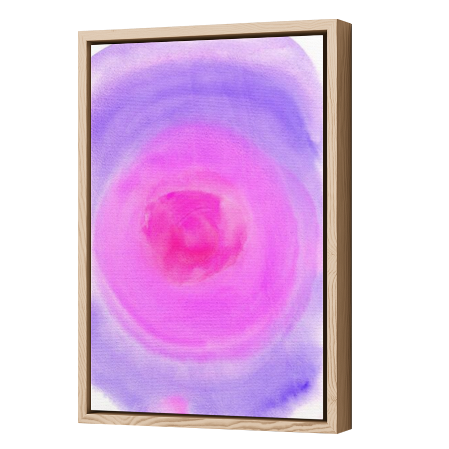 Thumbnail for Canvas - Wood Grain Floating Frame