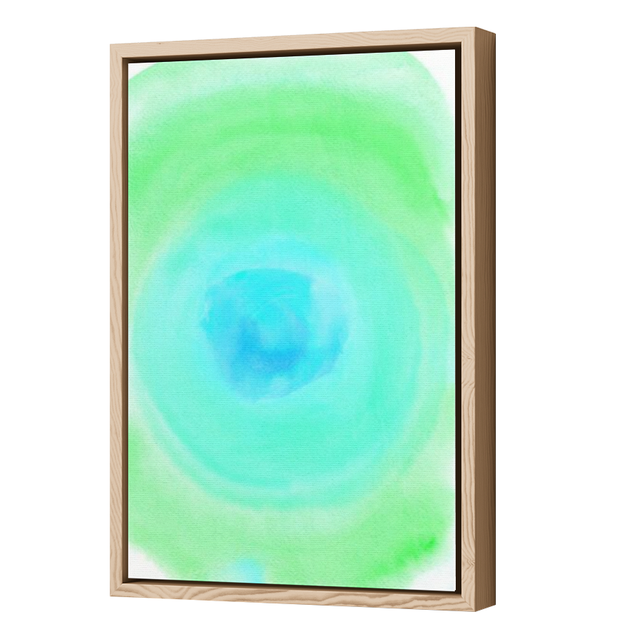 Thumbnail for Canvas - Wood Grain Floating Frame