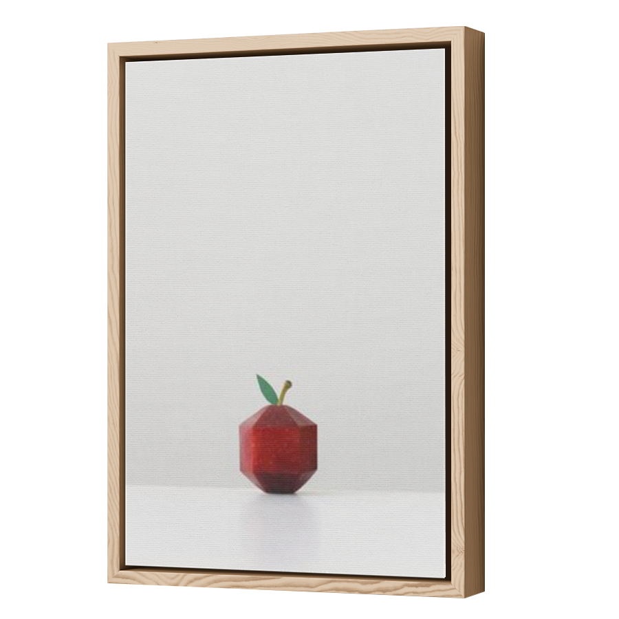 Thumbnail for Canvas - Wood Grain Floating Frame